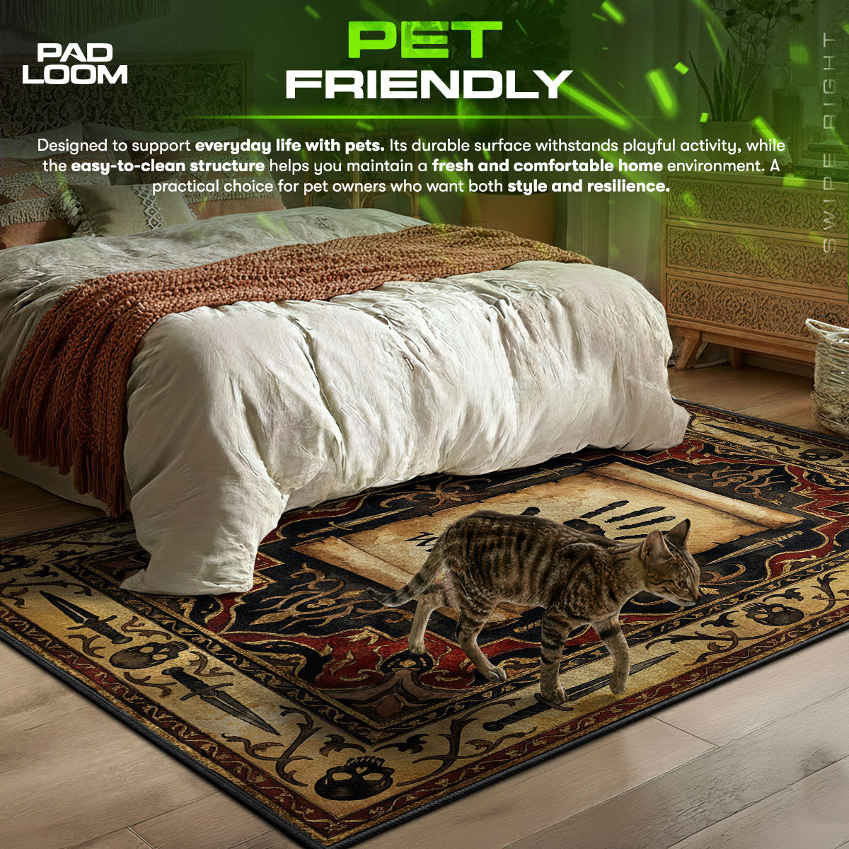 Dark Brotherhood We Know Rug - Skyrim Chair Mat