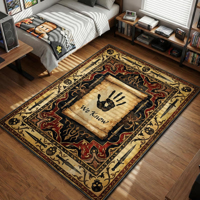 Dark Brotherhood We Know Rug - Skyrim Chair Mat