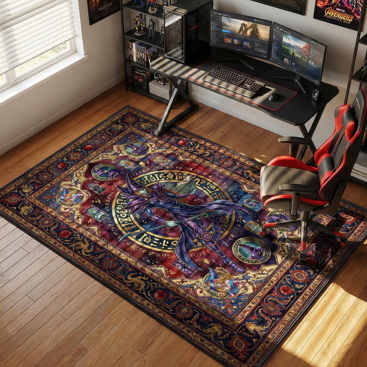 Dunkler Magier Arkankreis Teppich - Yu-Gi-Oh! Stuhlunterlage