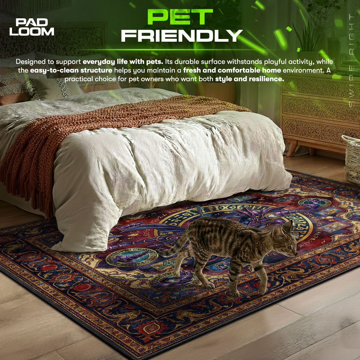 Dunkler Magier Arkankreis Teppich - Yu-Gi-Oh! Stuhlunterlage