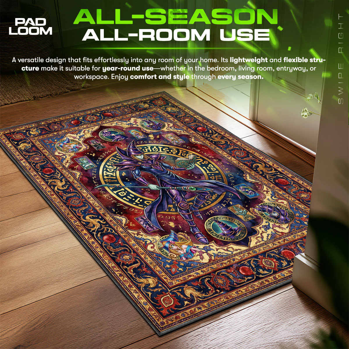 Dunkler Magier Arkankreis Teppich - Yu-Gi-Oh! Stuhlunterlage