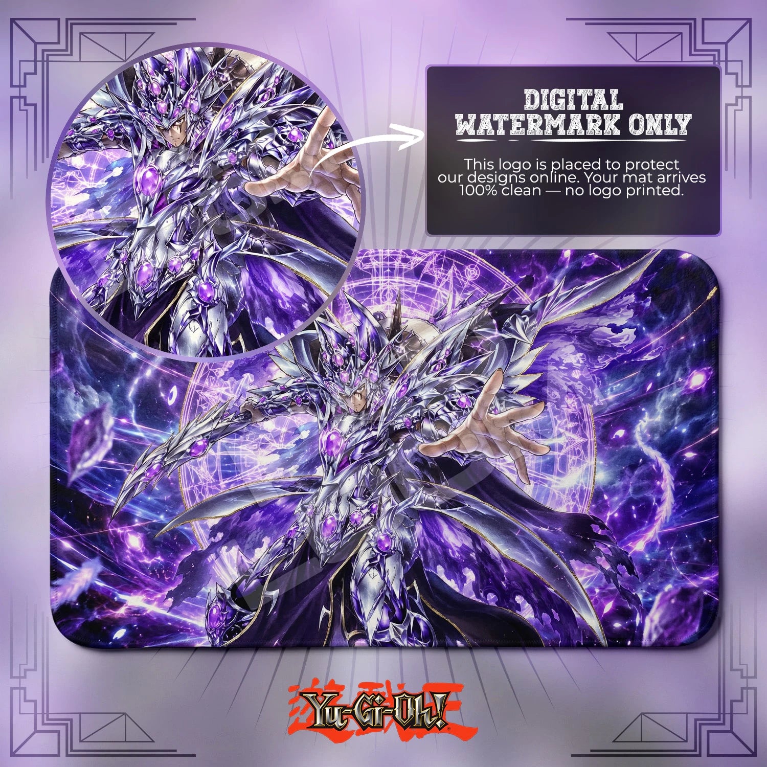 Dark Magician Astral Playmat - Yugioh TCG Mat