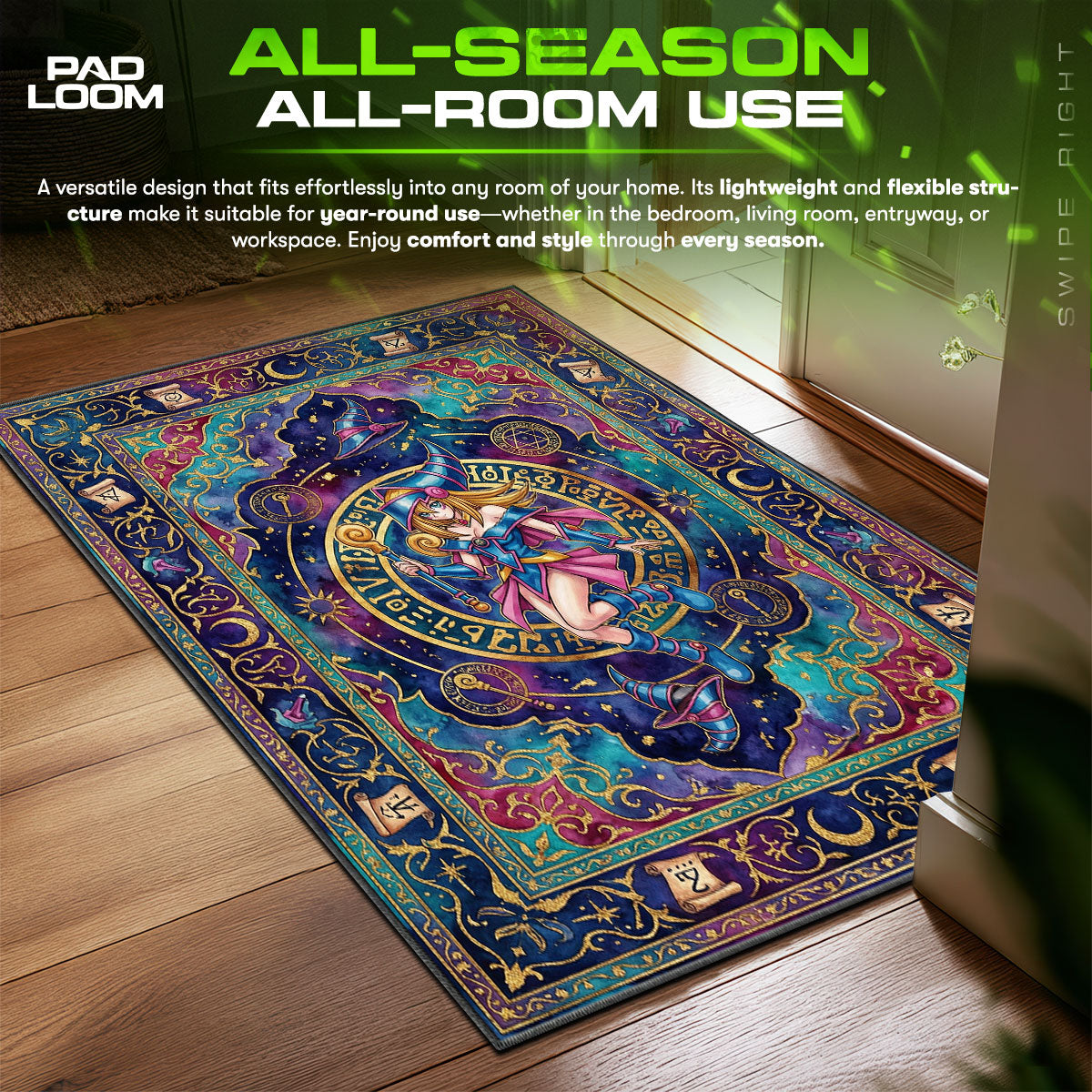 Dunkle Magierin Mädchen Himmlischer Teppich - Yu-Gi-Oh! Stuhlunterlage