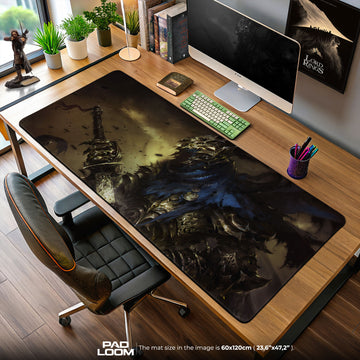 Dark Souls Mouse Pad, Abysswalker Gamer Desk Mat