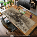 Dark Souls Mouse Pad, Graveyard Shrine Gamer Desk Mat Padloom