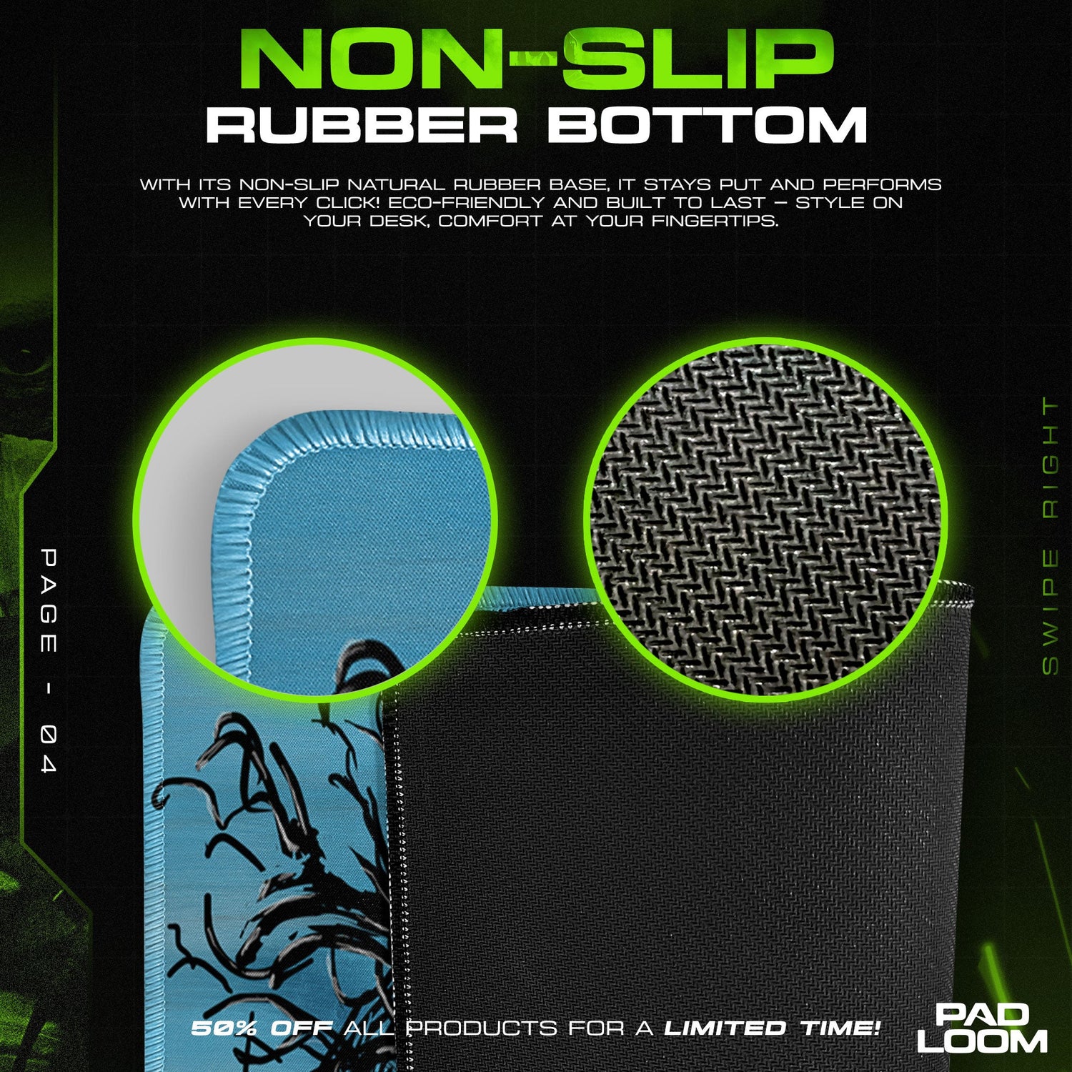 Dark Souls Mouse Pad, Hero Icons Gamer Desk Mat Padloom