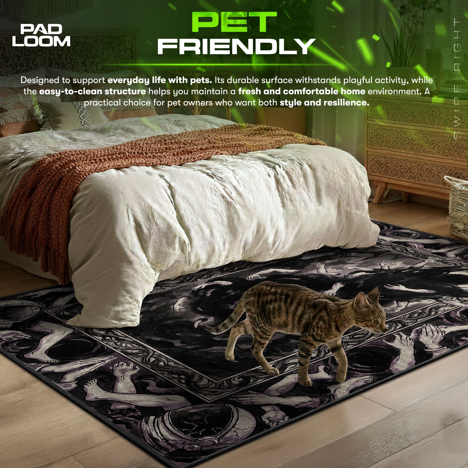 Darkness Devil Primal Fear Rug - Chainsaw Man Chair Mat