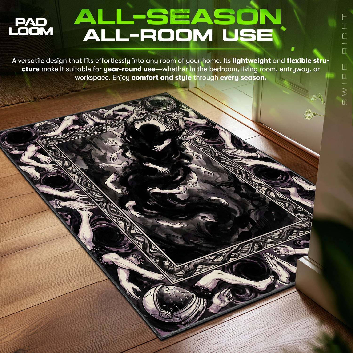 Darkness Devil Primal Fear Rug - Chainsaw Man Chair Mat