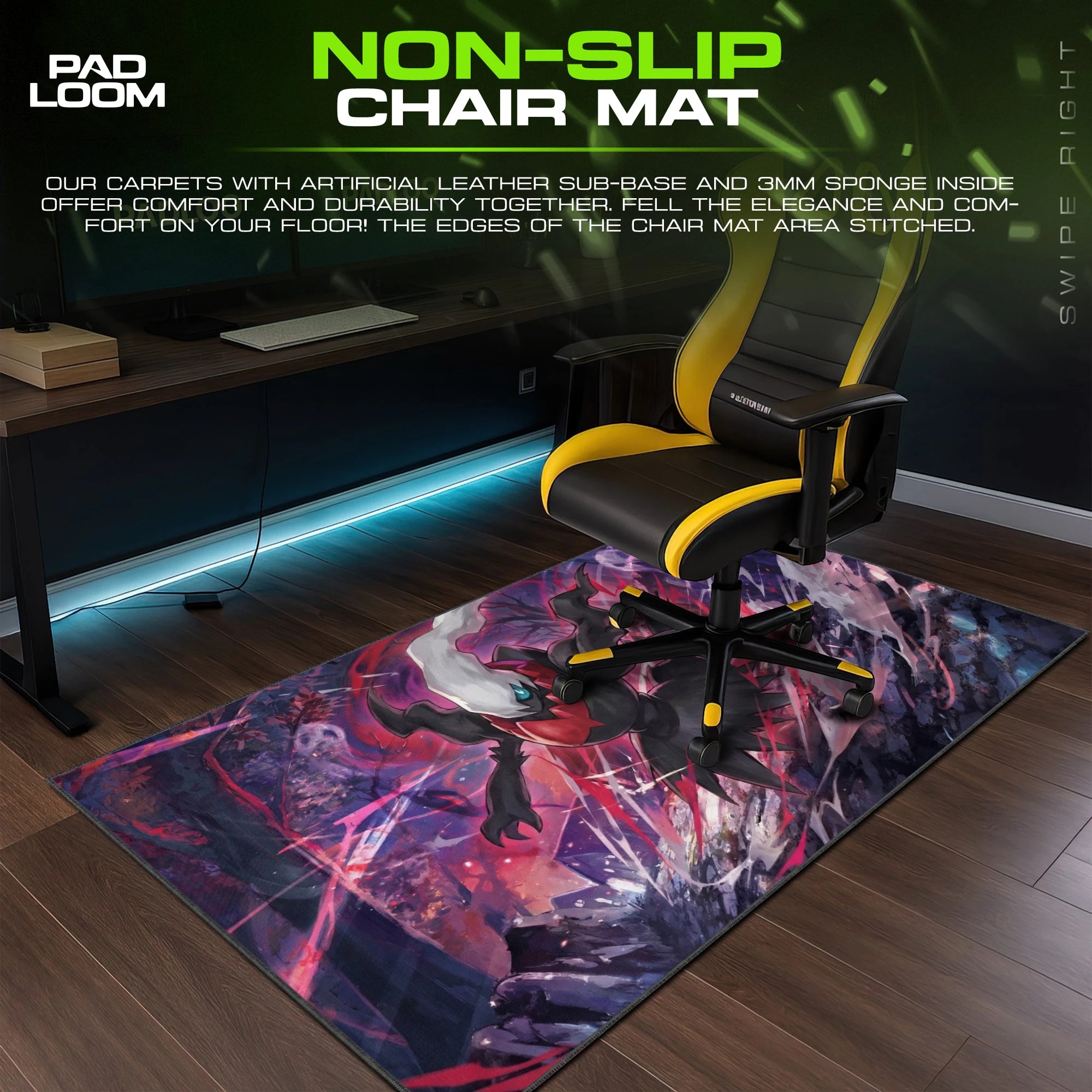 Darkrai Nightmare Veil Mouse Pad - Pokémon Desk Mat