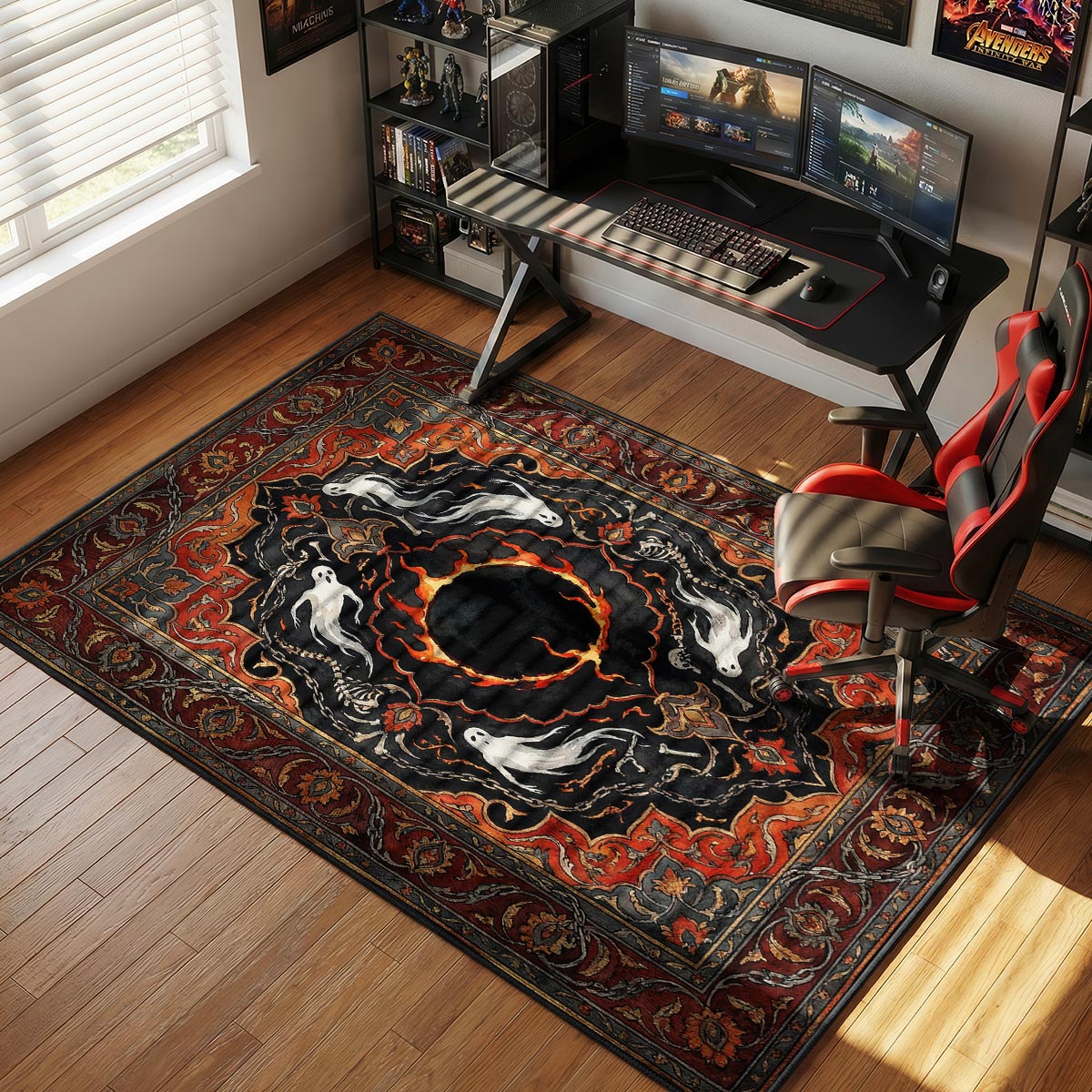 Darksign Eclipse Rug - Dark Souls Chair Mat