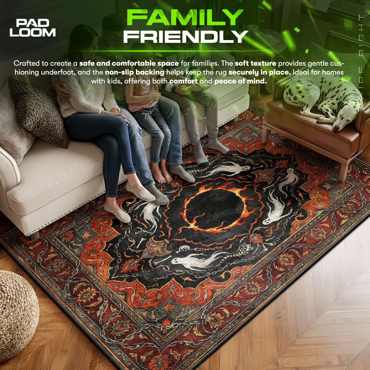 Darksign Eclipse Rug - Dark Souls Chair Mat