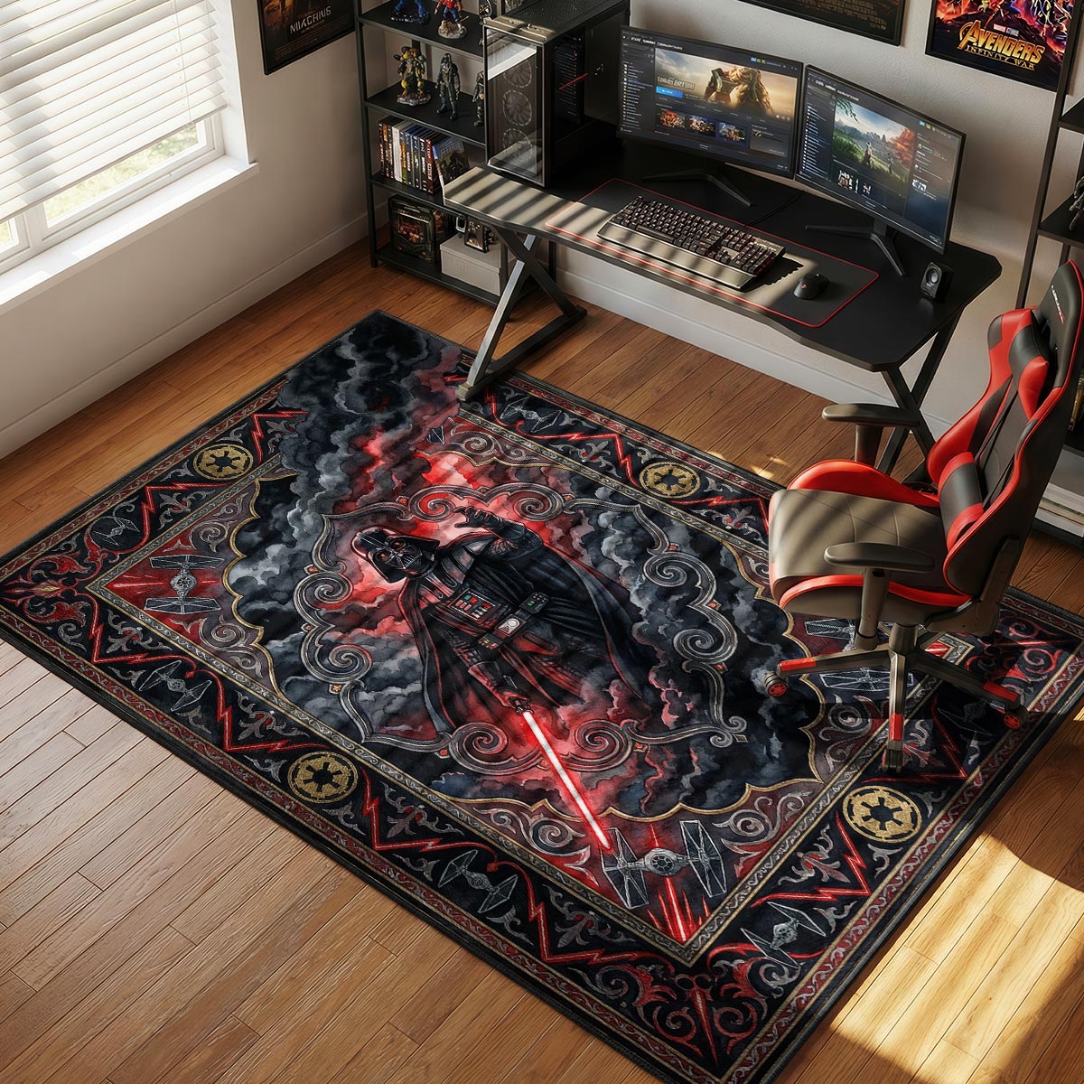 Darth Vader Dark Side Star Wars Room rug — main product view