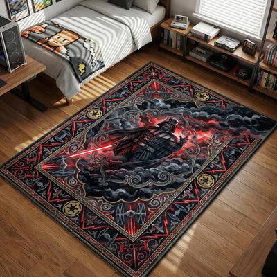 Darth Vader Dark Side Gothic Rug - Star Wars Room Mat