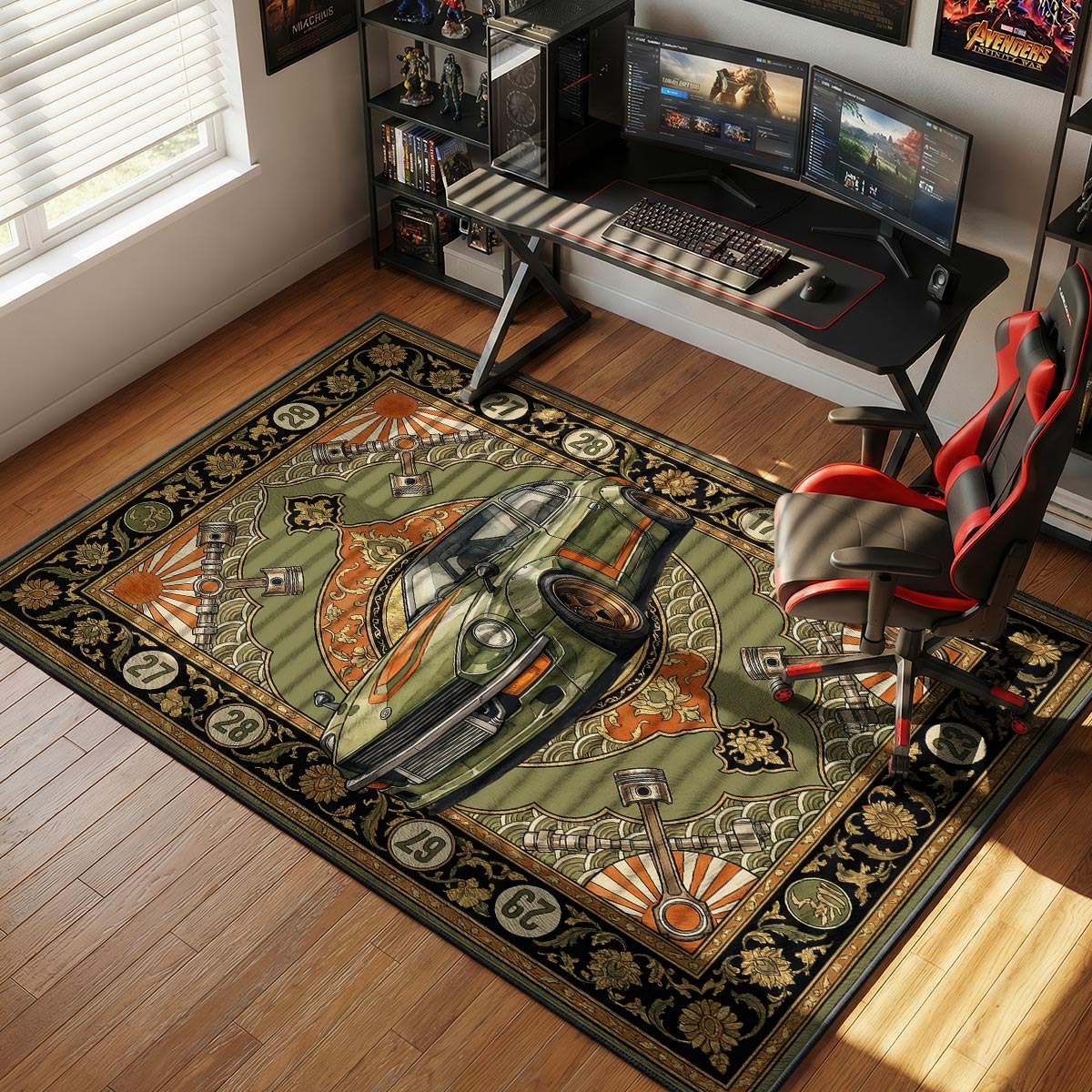 Datsun 240Z Widebody JDM rug — main product view