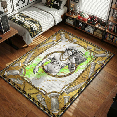 David Statue Boombox Rug - Hype Mat