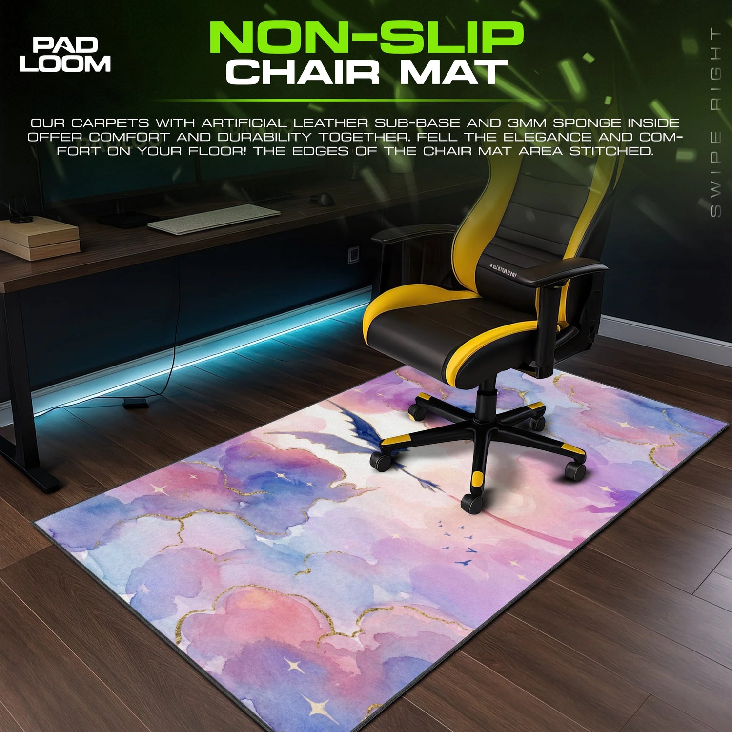 Dawn Dragon Flight Mouse Pad - Fantasy Desk Mat