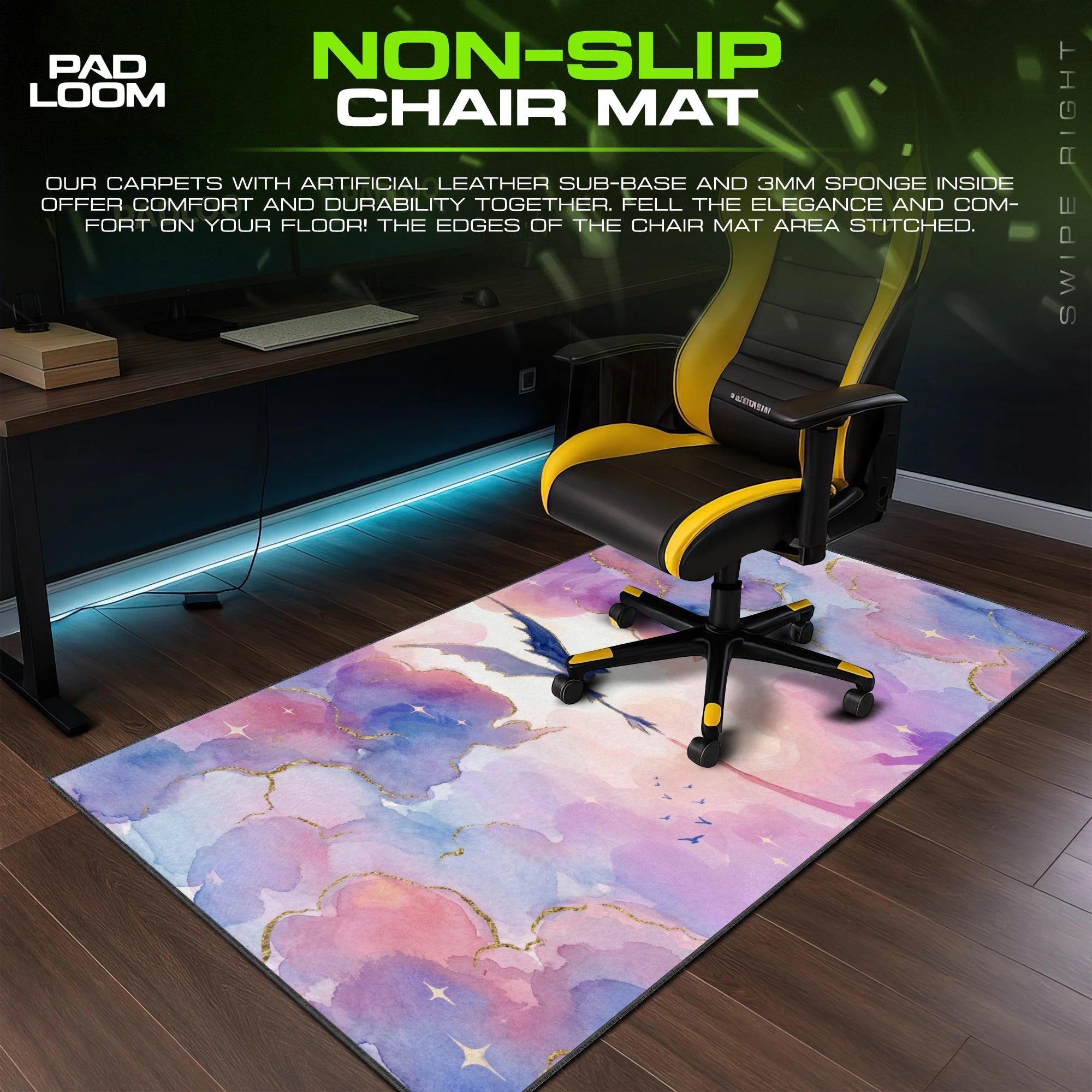 Dawn Dragon Flight Mouse Pad - Fantasy Desk Mat