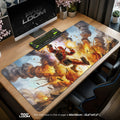 Deadpool Blaze Leap Mouse Pad – gaming desk mat by Padloom