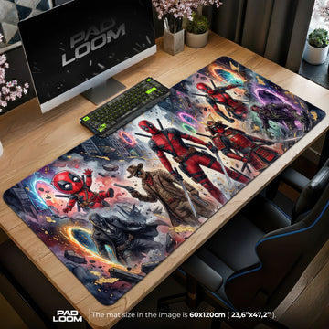 Deadpool Multiverse Mouse Pad - Deadpool Desk Mat