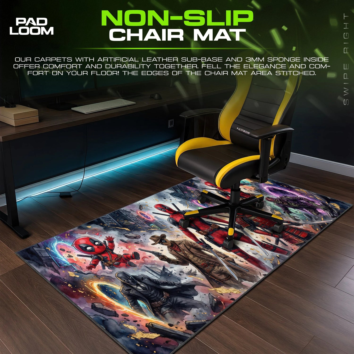 Deadpool Multiverse Mouse Pad - Deadpool Desk Mat