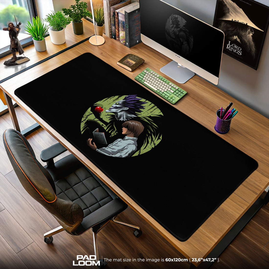 Death Note Mouse Pad - Temptation of Power Anime Desk Mat Padloom