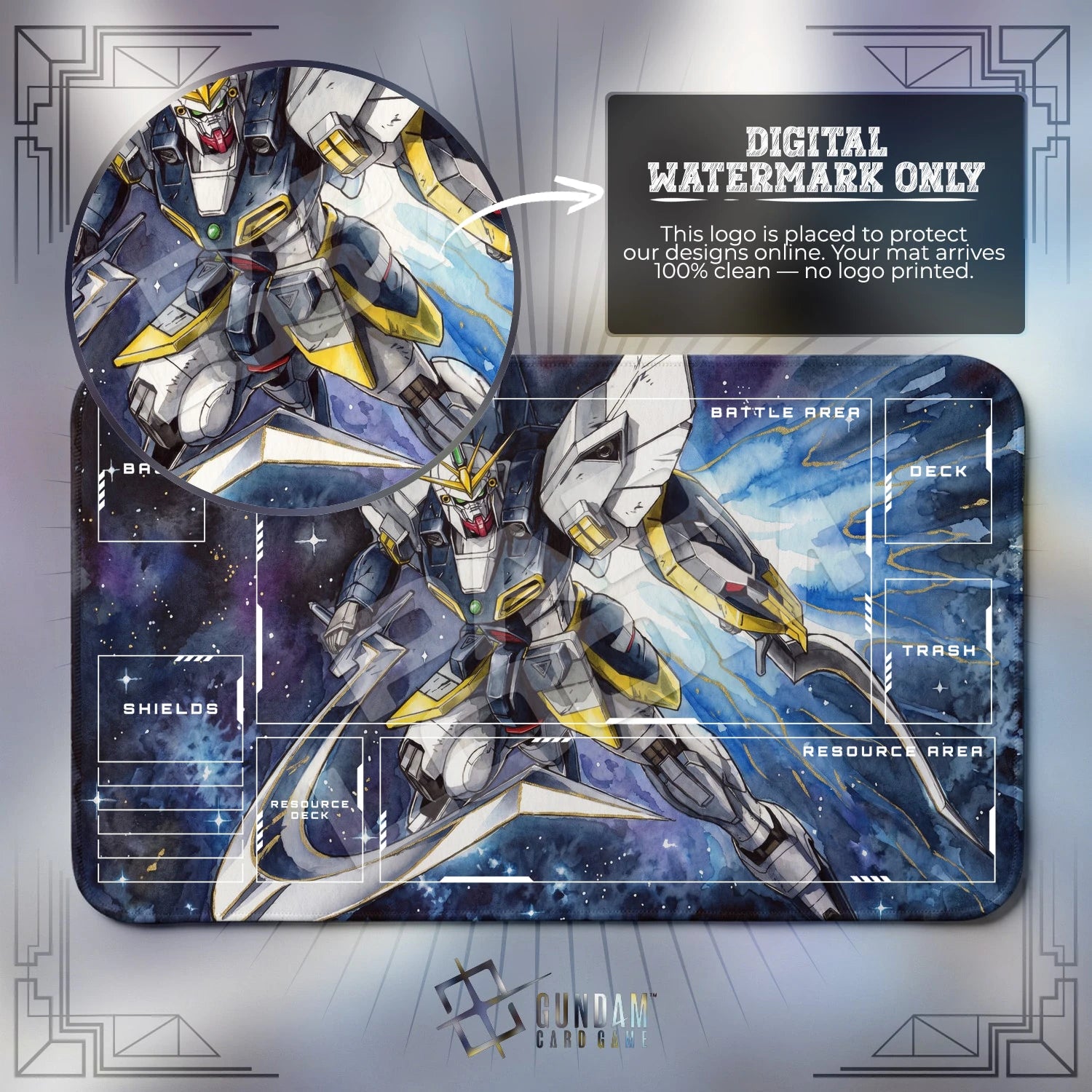 Deathscythe Reaper Playmat - Gundam TCG Card Game Mat