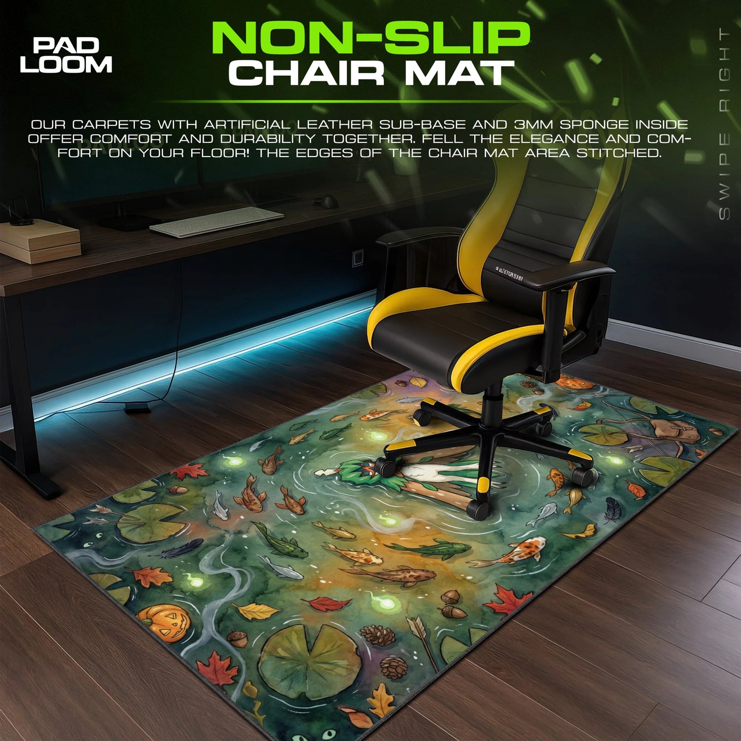 Decidueye Hollow Pond Mouse Pad - Pokemon Desk Mat