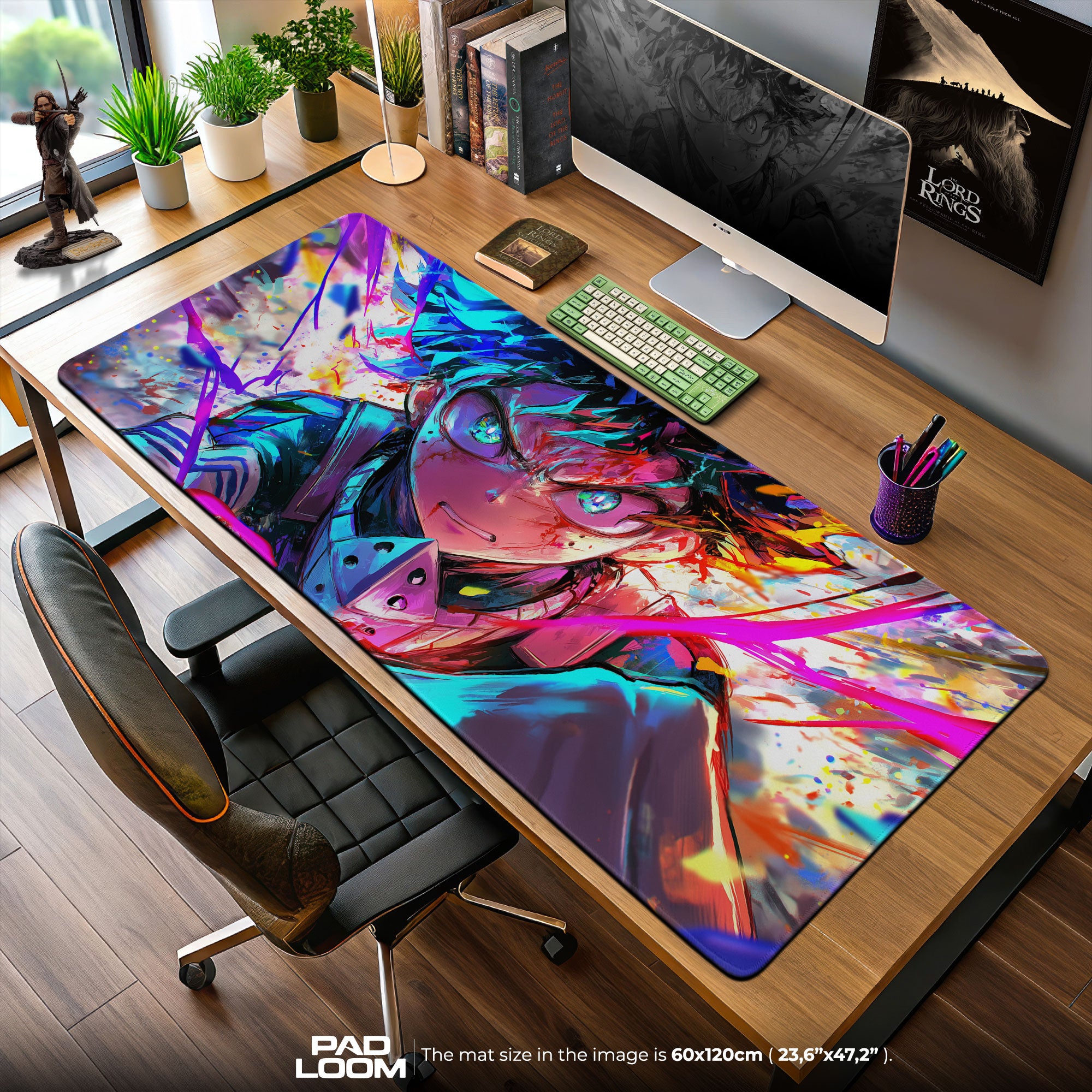 Deku Final Stand Mouse Pad, My Hero Academia Anime Gaming Desk Mat