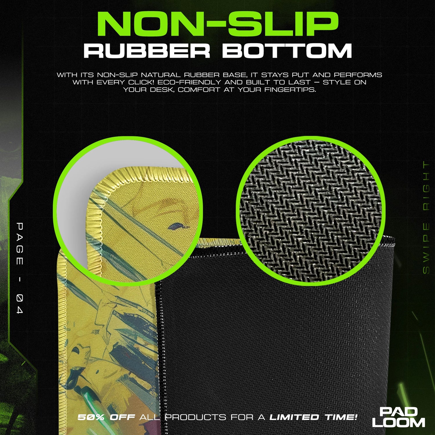 Deku Full-Tilt Surge Mouse Pad - MHA Desk Mat