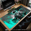 Deku Teal Blaze Mouse Pad – gaming desk mat by Padloom
