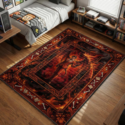Demiurge Hellfire Demon Rug - Overlord Chair Mat