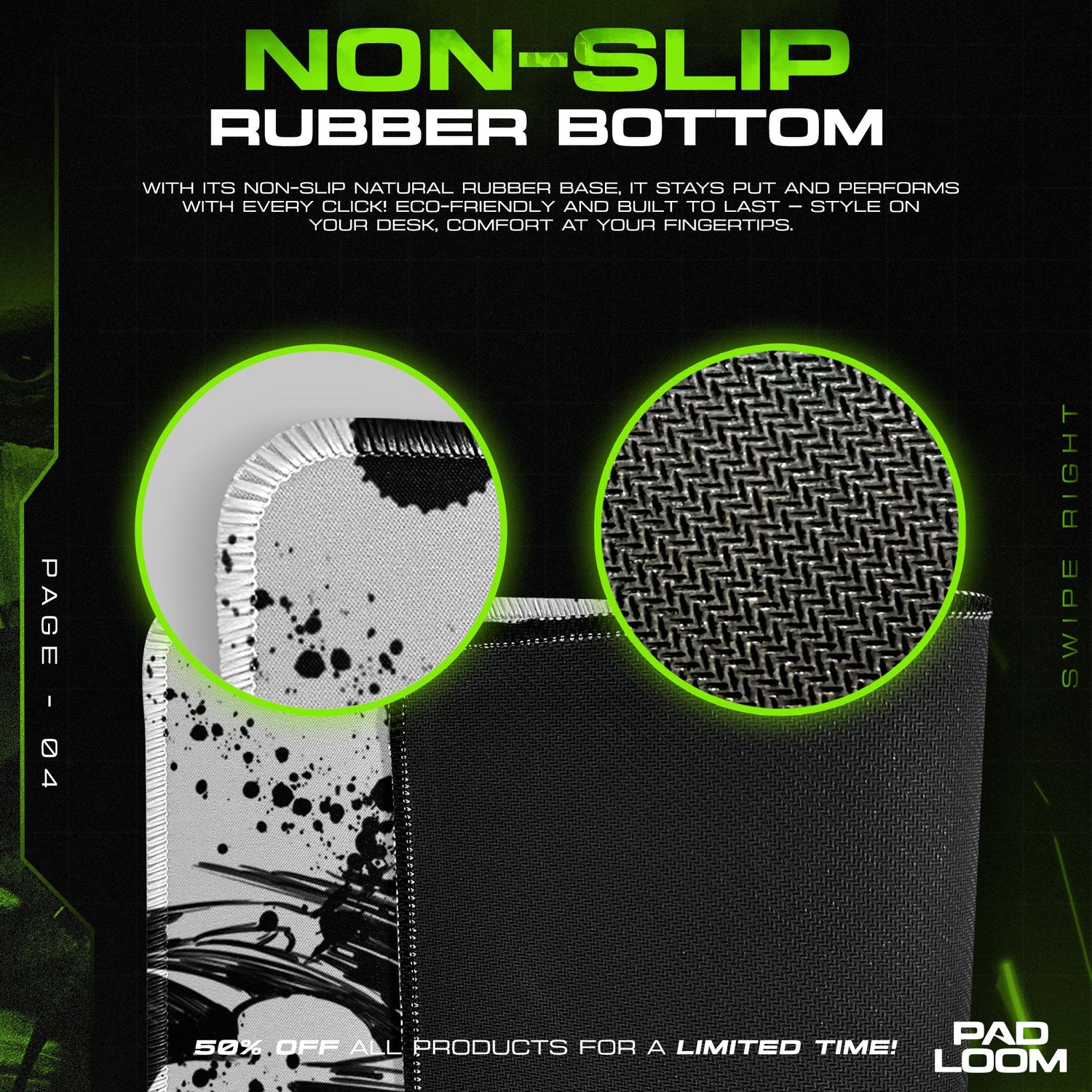 Demon Slayer Hashira Mouse Pad - Ink Style Anime Desk Mat Padloom