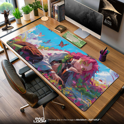 Demon Slayer Mitsuri Daydream Mouse Pad, Anime Desk Mat