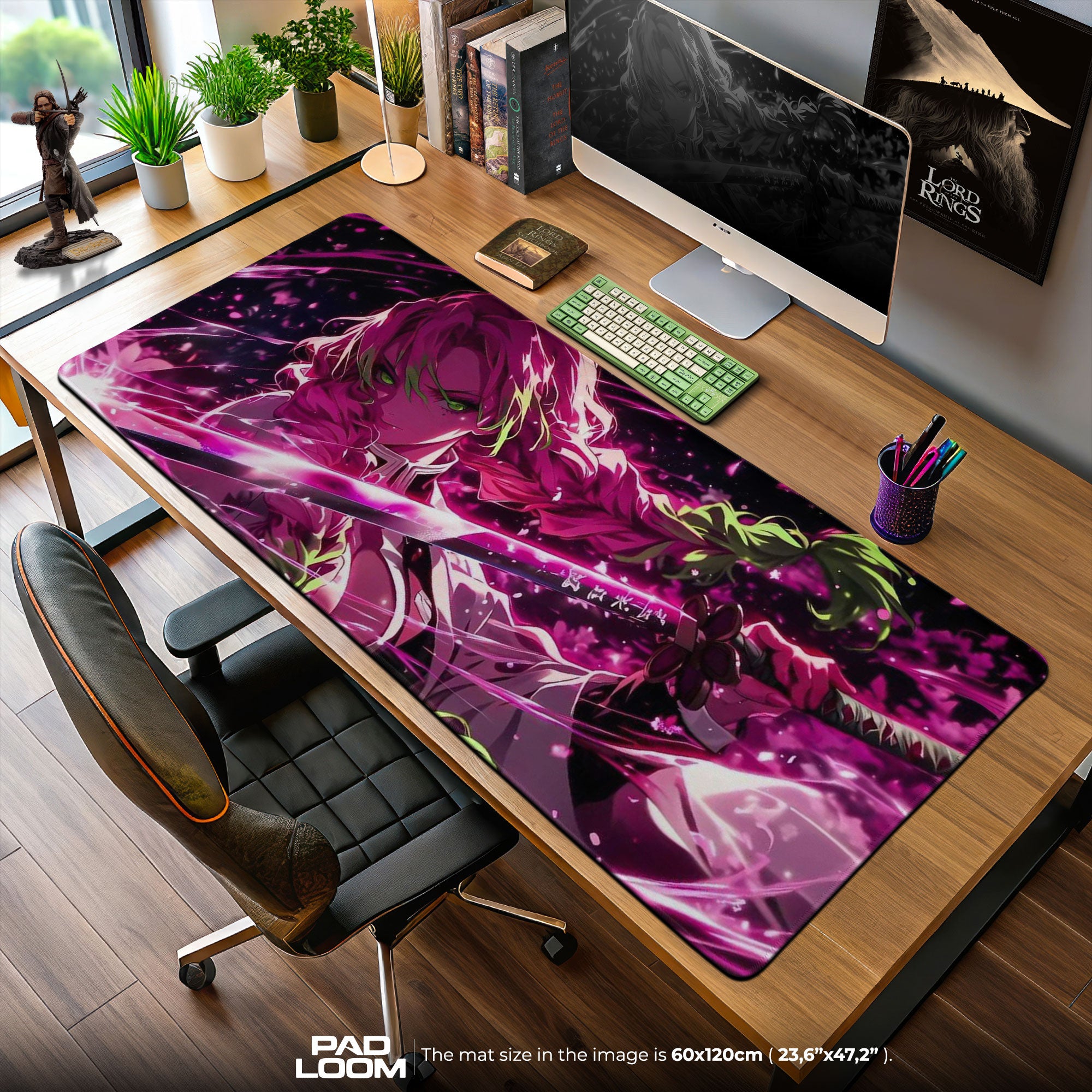 Demon Slayer Mitsuri Kanroji Mouse Pad – Anime Gaming Desk Mat