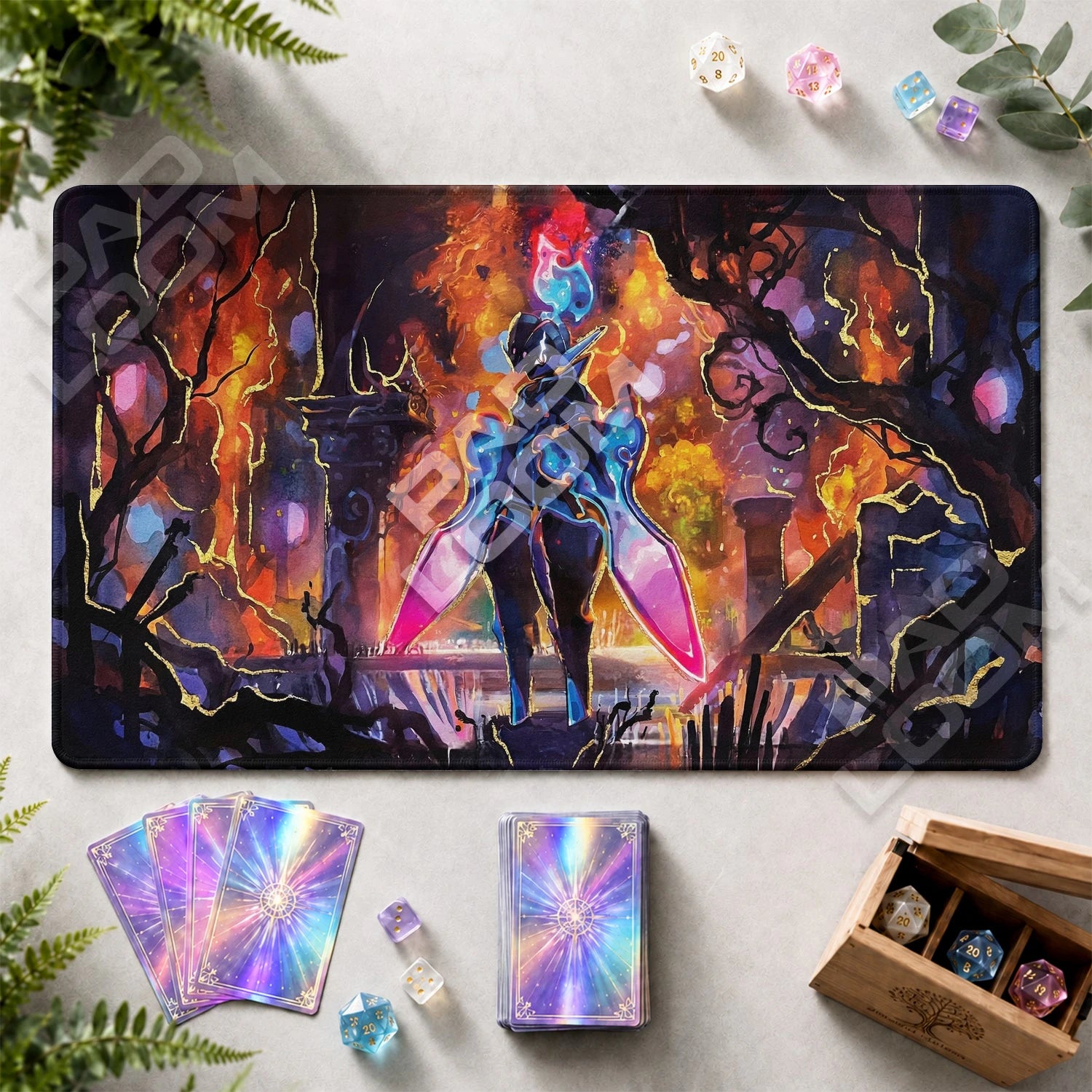 Deoxys Ember Playmat - Pokemon TCG Mat