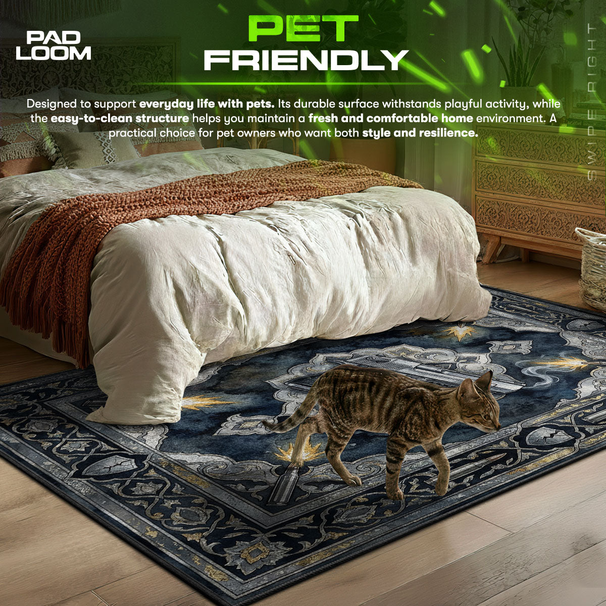 Desert Eagle Hand Cannon Rug - CS2 Chair Mat