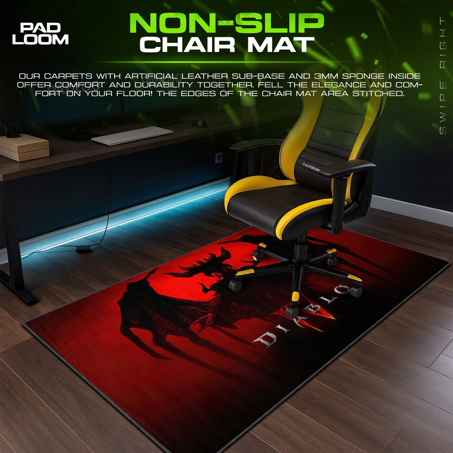 Diablo Lilith Awakens Mouse Pad – Gaming Desk Mat Padloom