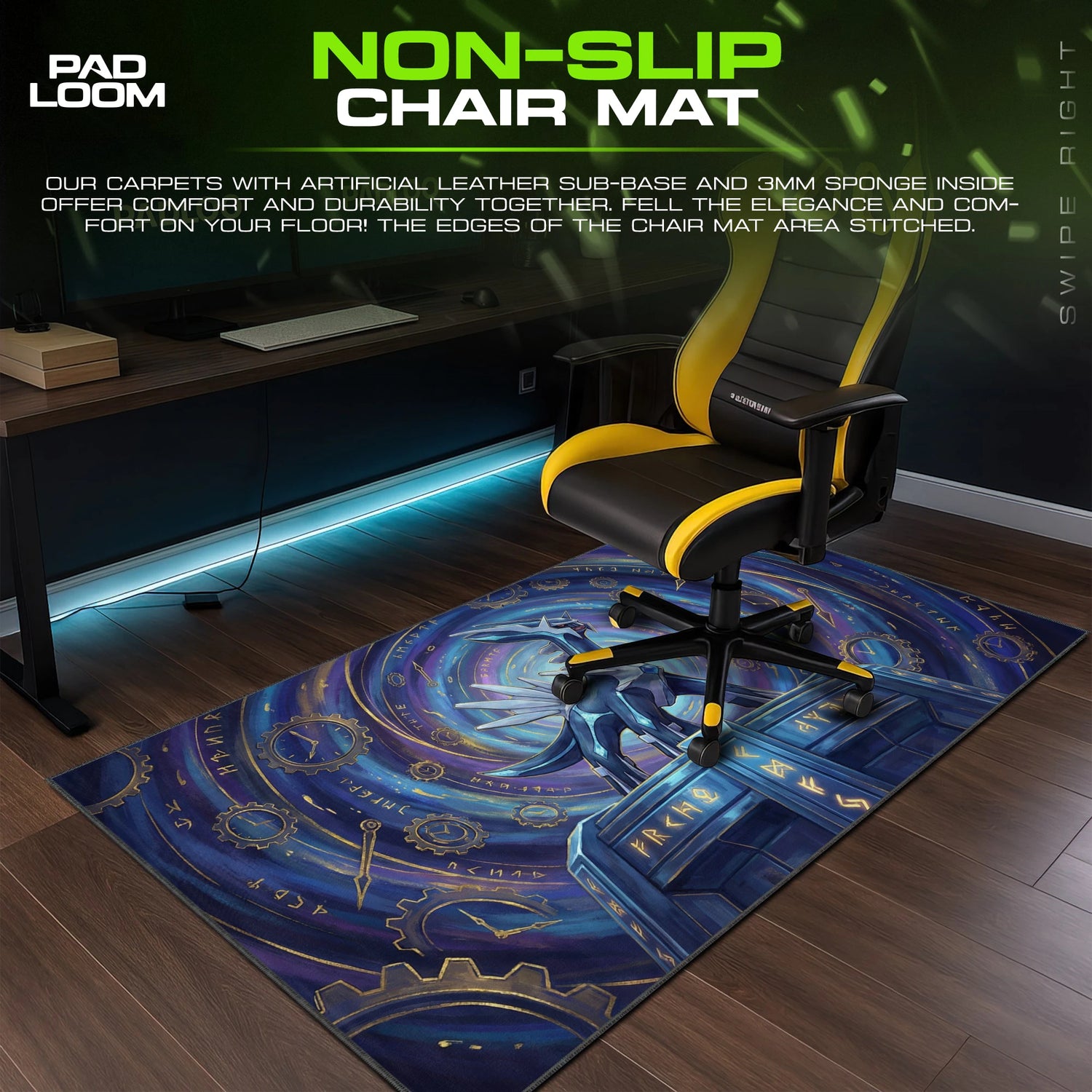 Dialga Clockwork Mouse Pad - Pokemon Desk Mat