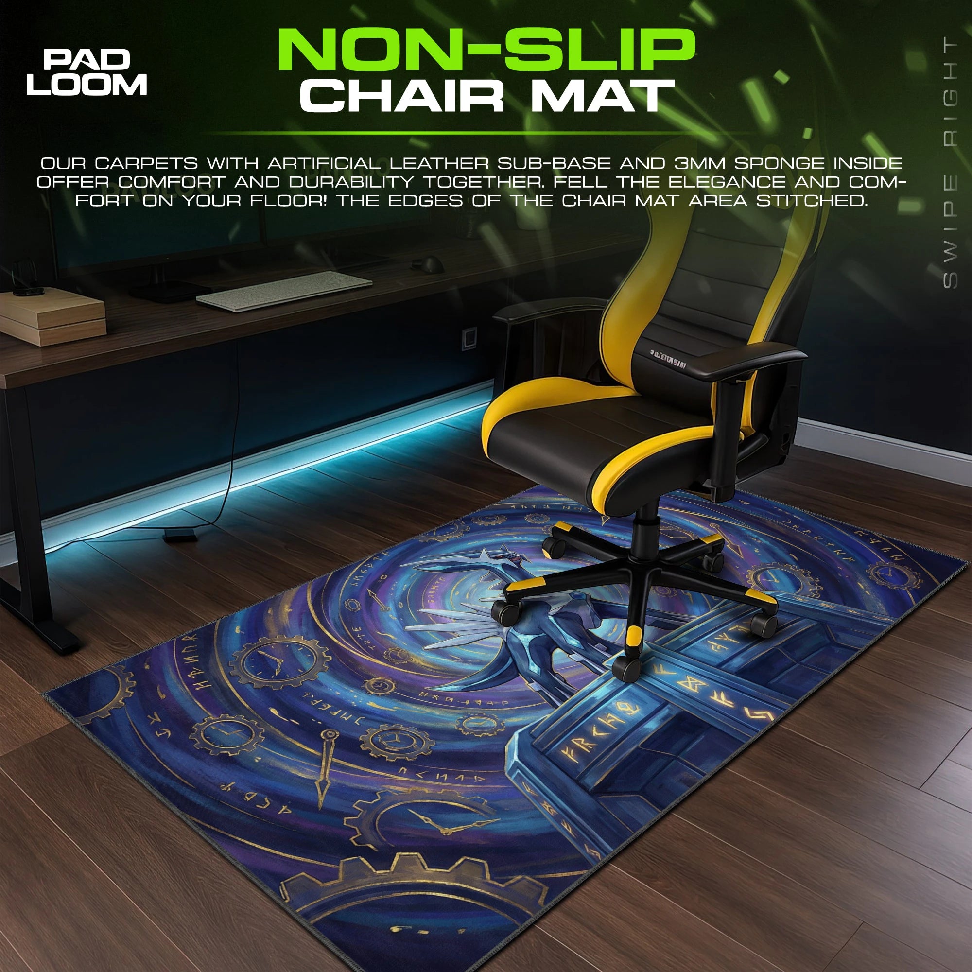 Dialga Clockwork Mouse Pad - Pokemon Desk Mat