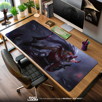 Diana Blood Moon Mouse Pad, League of Legends Gaming Desk Mat