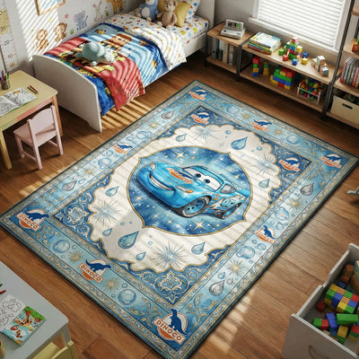 Dinoco McQueen Rug — Cars Movie Kids Bedroom Rug