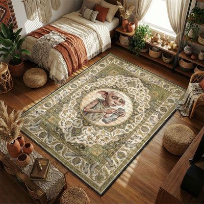 Dobby Free Elf Vintage Rug - Harry Potter Room Mat