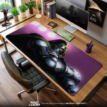 Doctor Doom Power Stance Mouse Pad, Marvel Villain Gaming Desk Mat