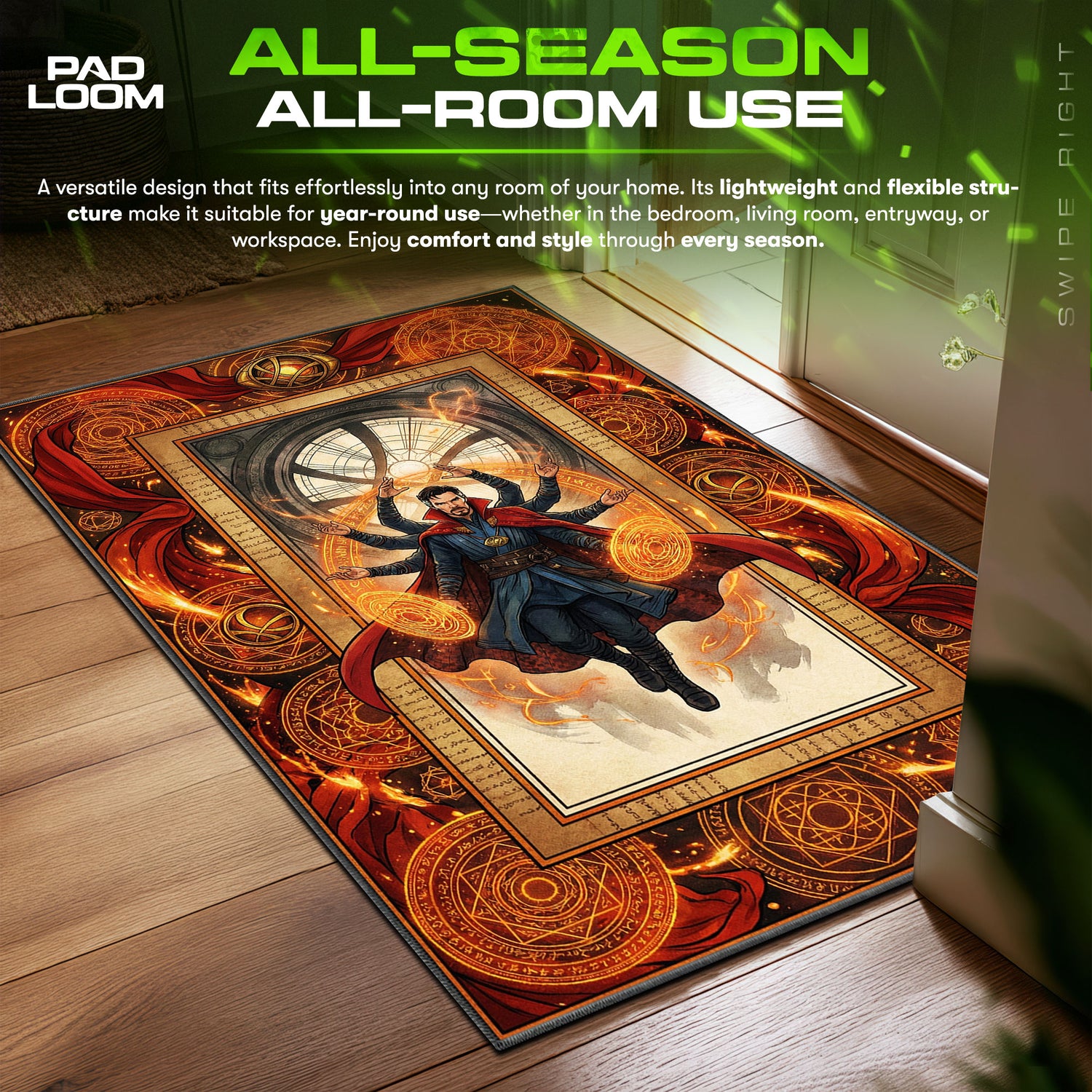 Doctor Strange Mystic Arts Rug - Marvel Chair Mat