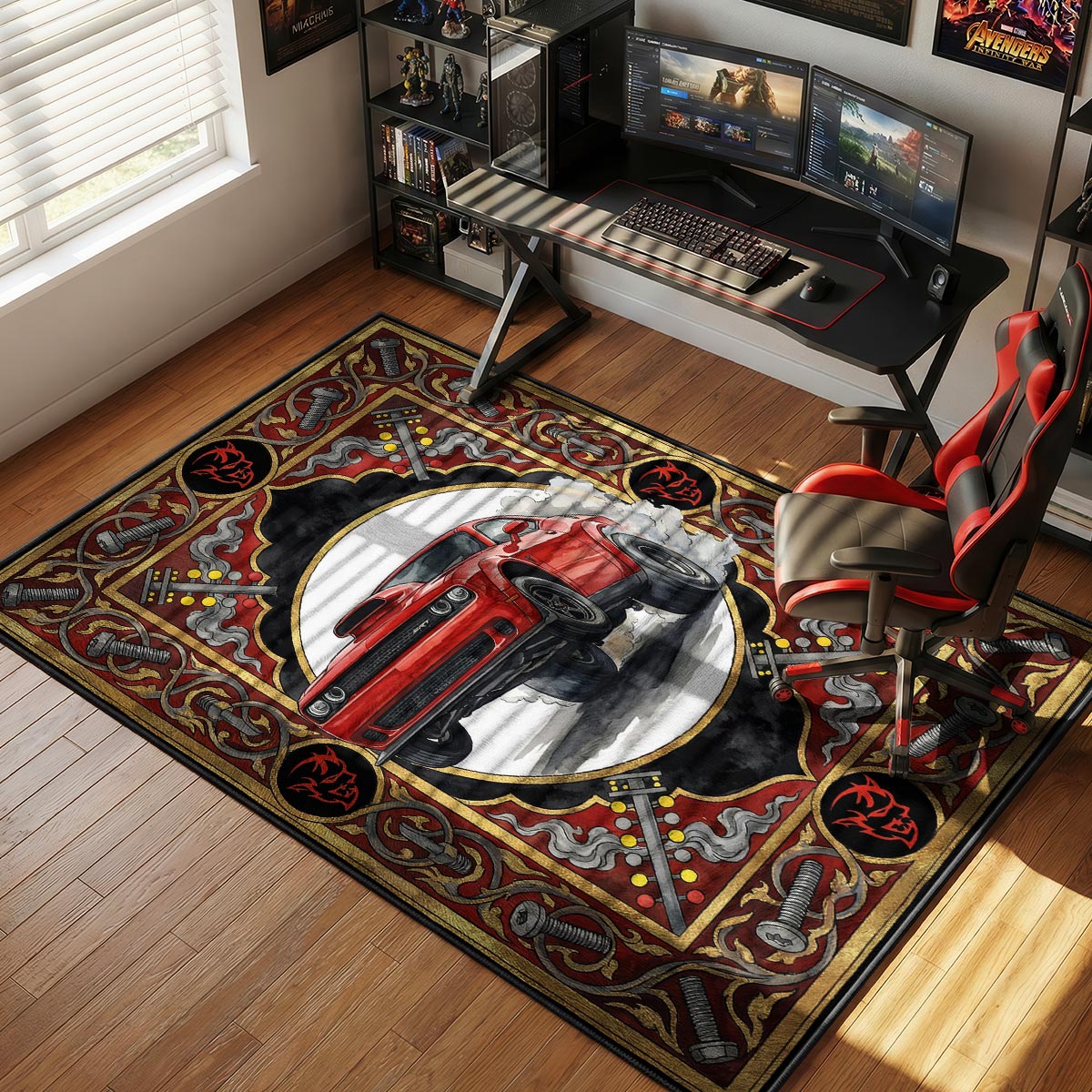 Dodge SRT Demon Launch Streetwear rug — main product view
