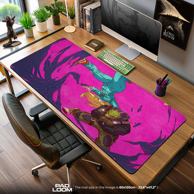 Dorohedoro Mouse Pad, Caiman Battle Gaming Desk Mat