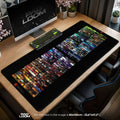 Dota 2 Heroes Mouse Pad - Battle Arena Gaming Desk Mat Padloom