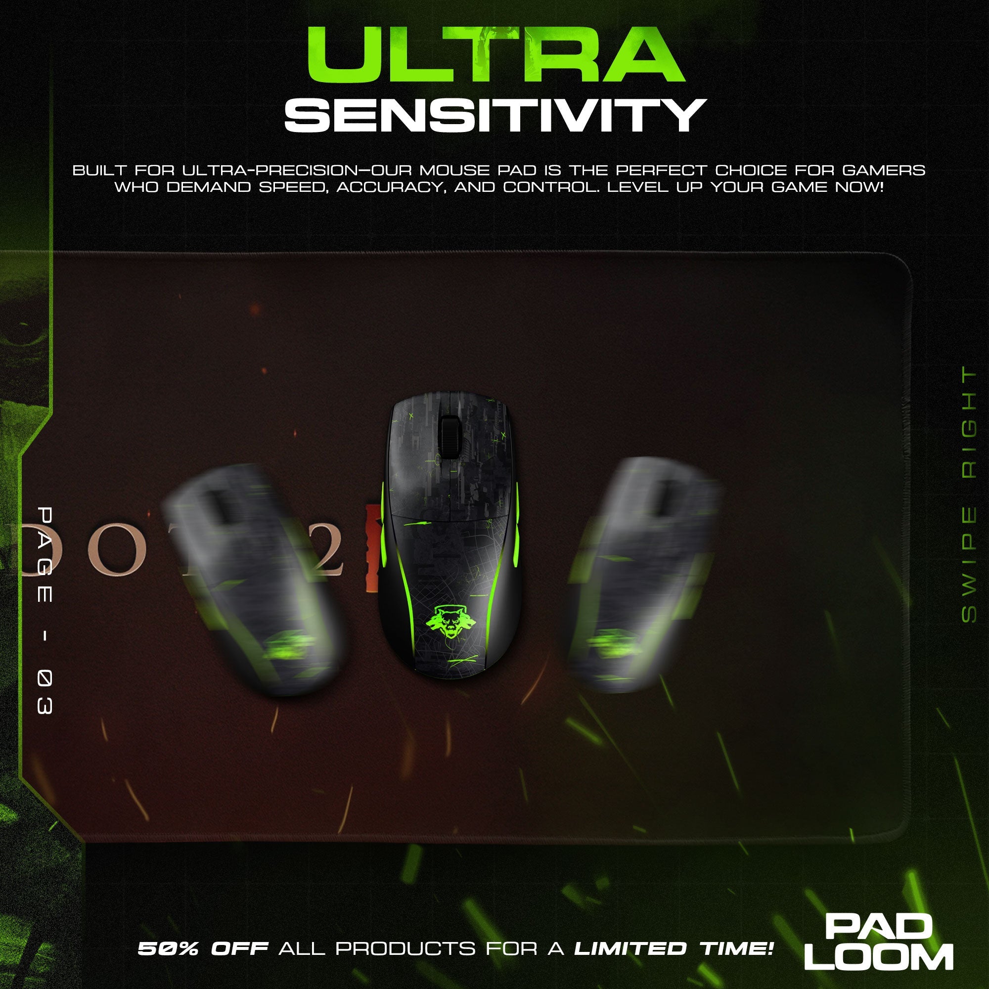 Dota 2 Logo Mouse Pad - Minimalist Gaming Desk Mat Padloom