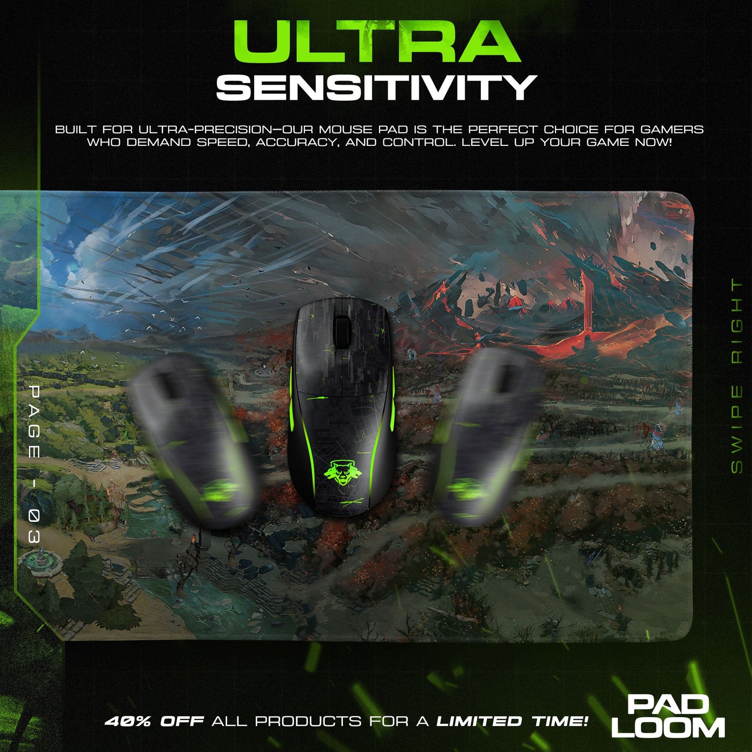 Dota 2 Map Mouse Pad, Radiant vs Dire Gaming Desk Mat Padloom