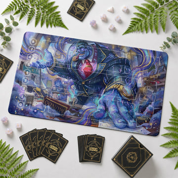 Dr. Mundo Mobster Riftbound TCG playmat – zone-free full-art League of Legends game mat